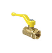Кран шаровой N/P59 для ГАЗА 1 1/4" ВР/ВР ручка-рычаг, латунный VALFEX 11Б27фтМ (20/5)