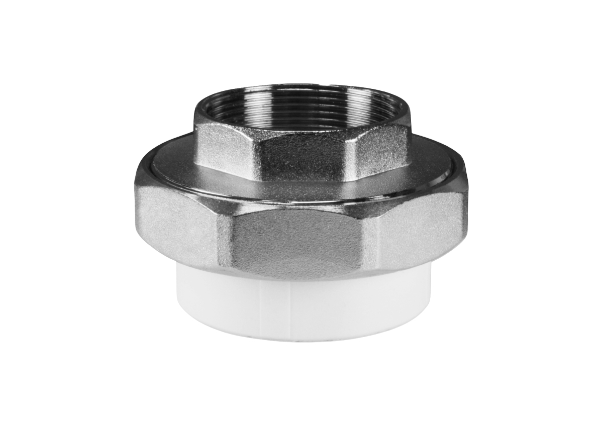 Муфта комб.разъём.(американка) с внутренней резьбой 20х 1/2" (200/25) (Valfex) БЕЛАЯ