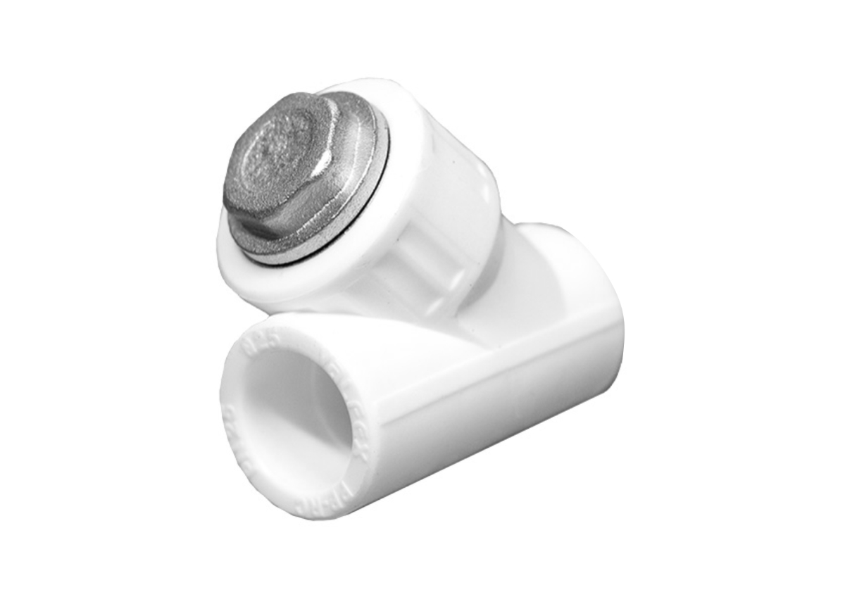 Фильтр сетчатый ВН/ВН 20х1/2" (80/20) (Valfex) БЕЛЫЙ