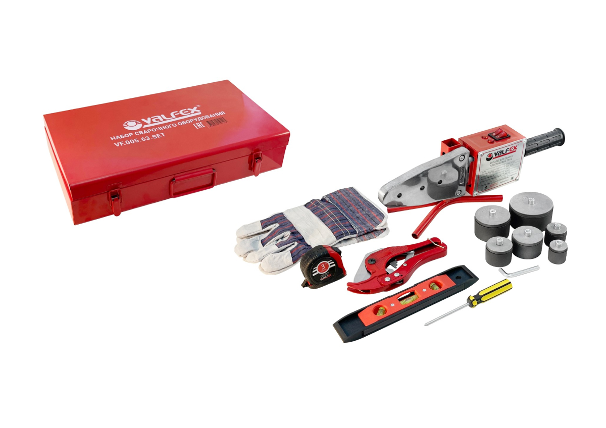Набор сварочного оборудования VALFEX 005 SET, 1500w, 20-63 мм (5)