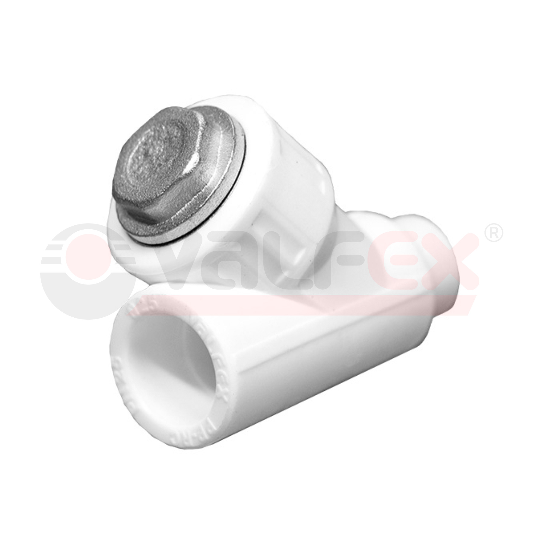 Фильтр сетчатый ВН/НР 20х1/2" (80/20) (Valfex) БЕЛЫЙ