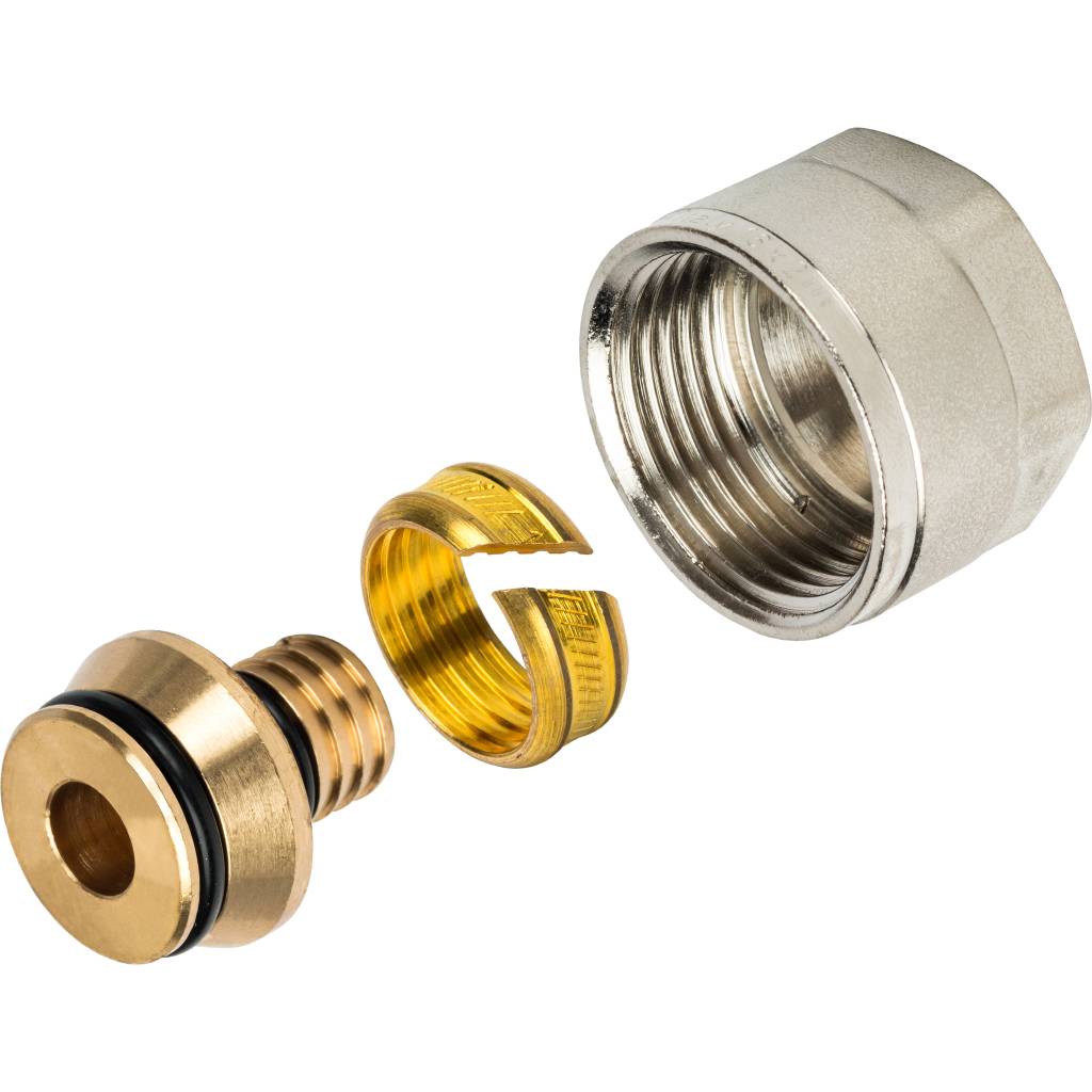 Фитинги компрессионные для труб PE-Xb/AL/PE-Xb, 16х2,0х3/4"
