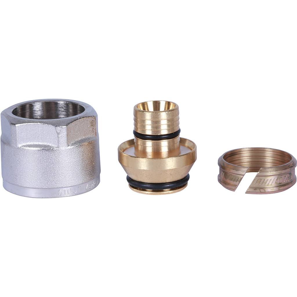 Фитинги компрессионные для труб PE-Xc/AL/PE-Xc, 20х2,9х3/4"