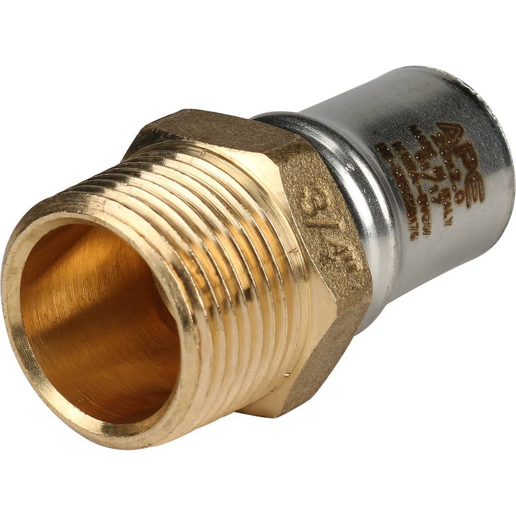 Переходник с наружной резьбой, 3/4"х20