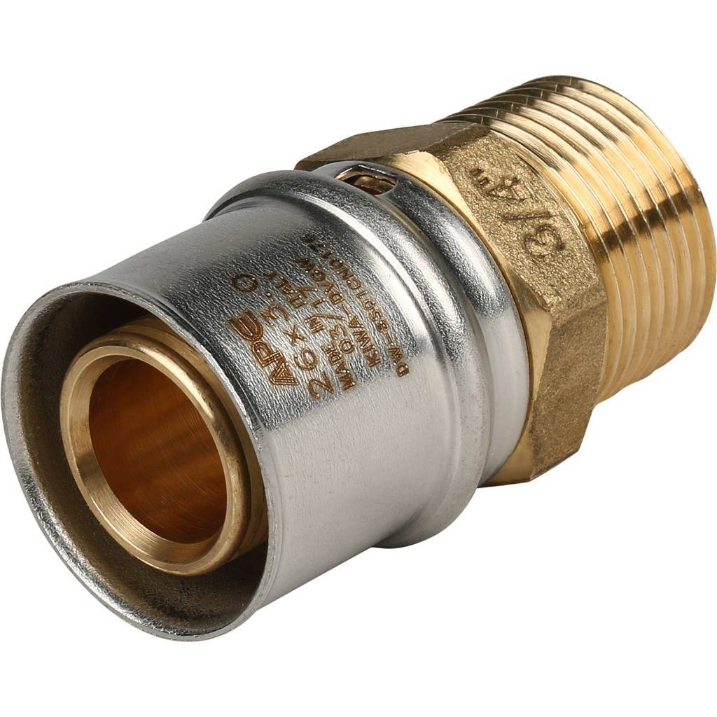 Переходник с наружной резьбой, 3/4"х26