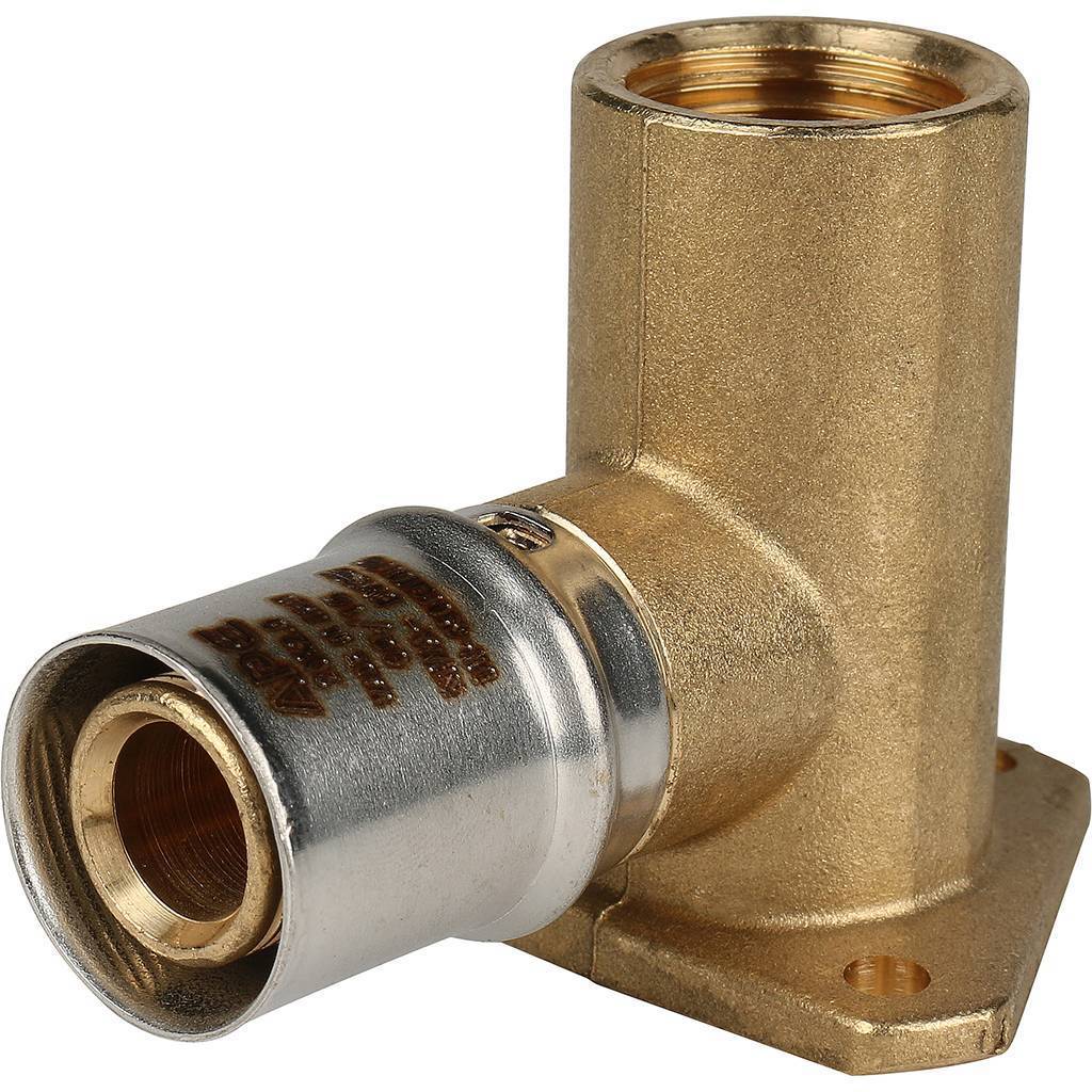Угольник настенный с креплением удлиненный, 1/2"х20