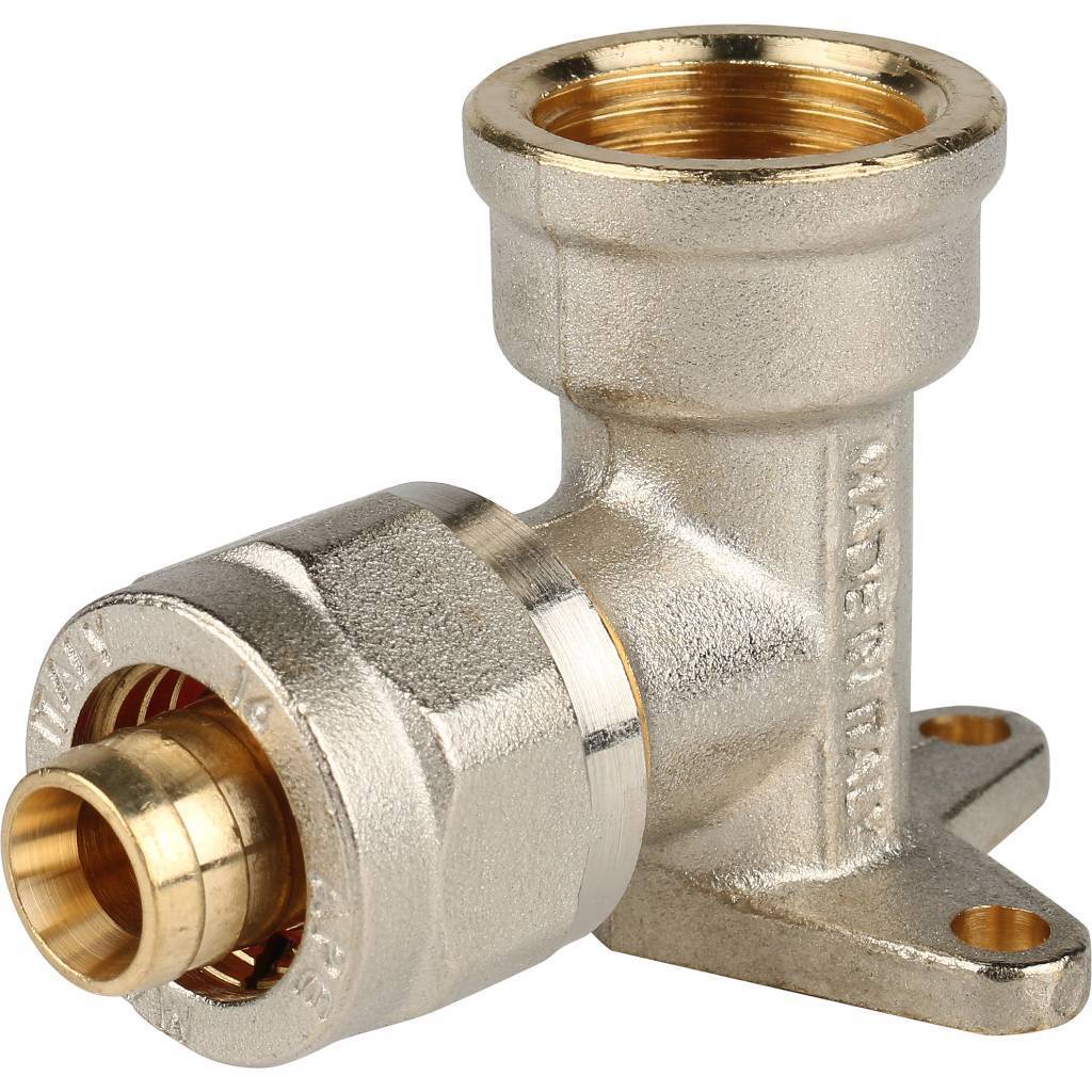Угольник настенный с креплением, 1/2"х16