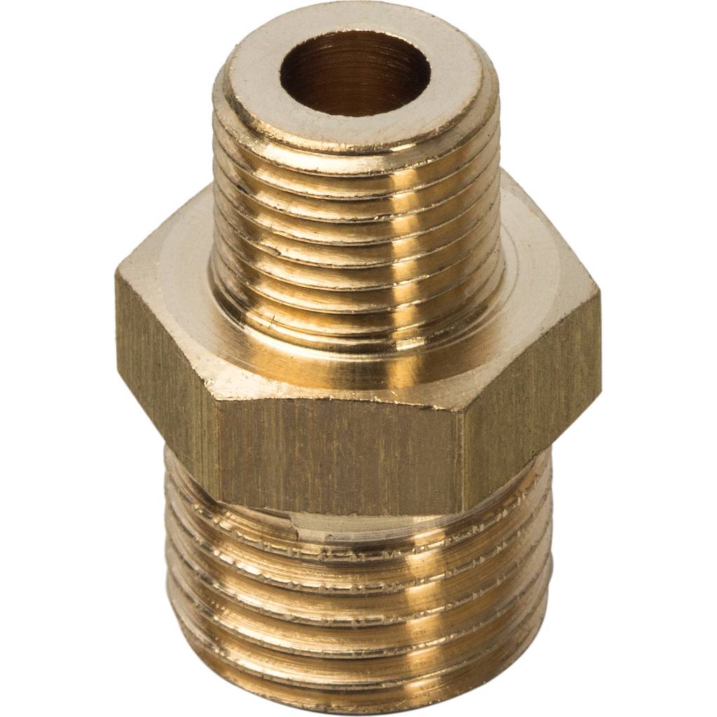 Ниппель переходной наружная резьба, 1/4"X1/8"