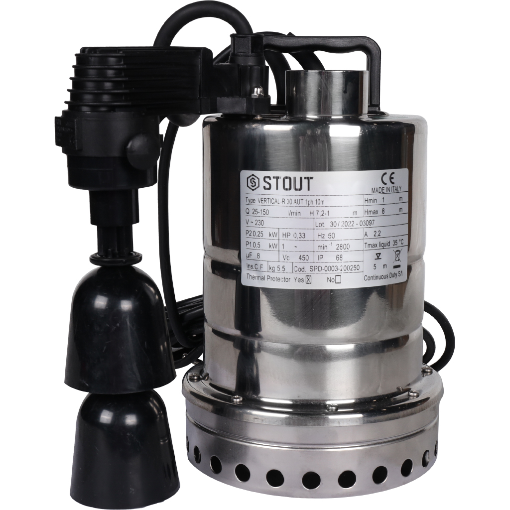 ПОГРУЖНЫЕ НАСОСЫ STOUT