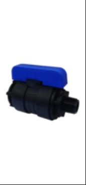 Кран шаровой ПНД компрессионный НР/ВН резьба разборный 1 1/4"-1 1/4"Ду33 (18/3) VALFEX