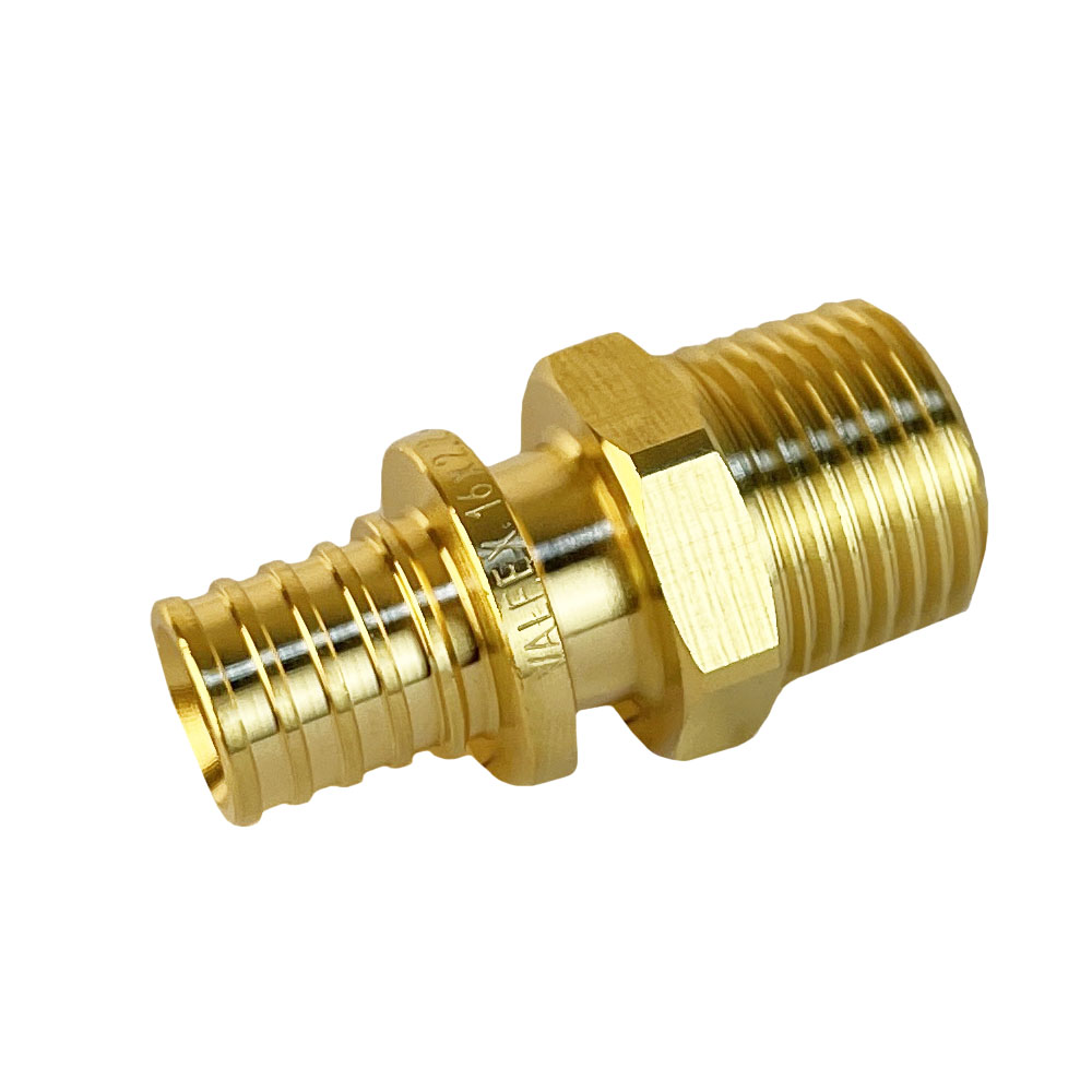 Соединитель надвижной с переходом на нар.р. 16(2,2) х 1/2" (VALFEX) (300/10) К