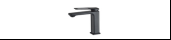 Смеситель для раковины, латунь VALFEX Callisto Black (10)