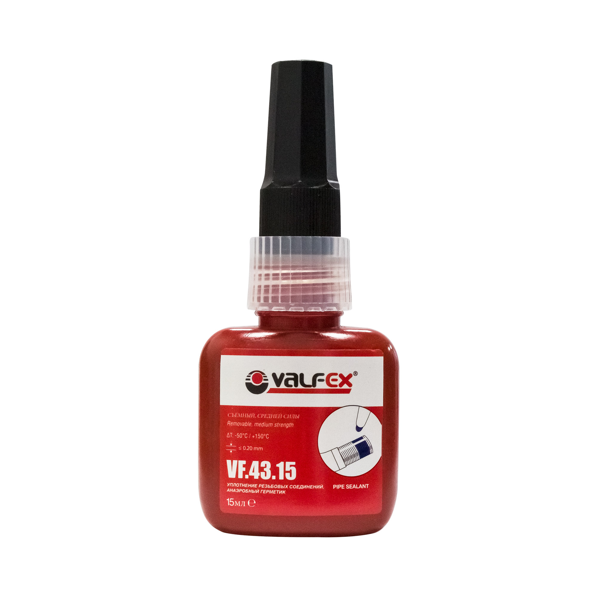 Шланг в двойной оплетке, латунь, Chrome - 43 (150см) VALFEX (50)