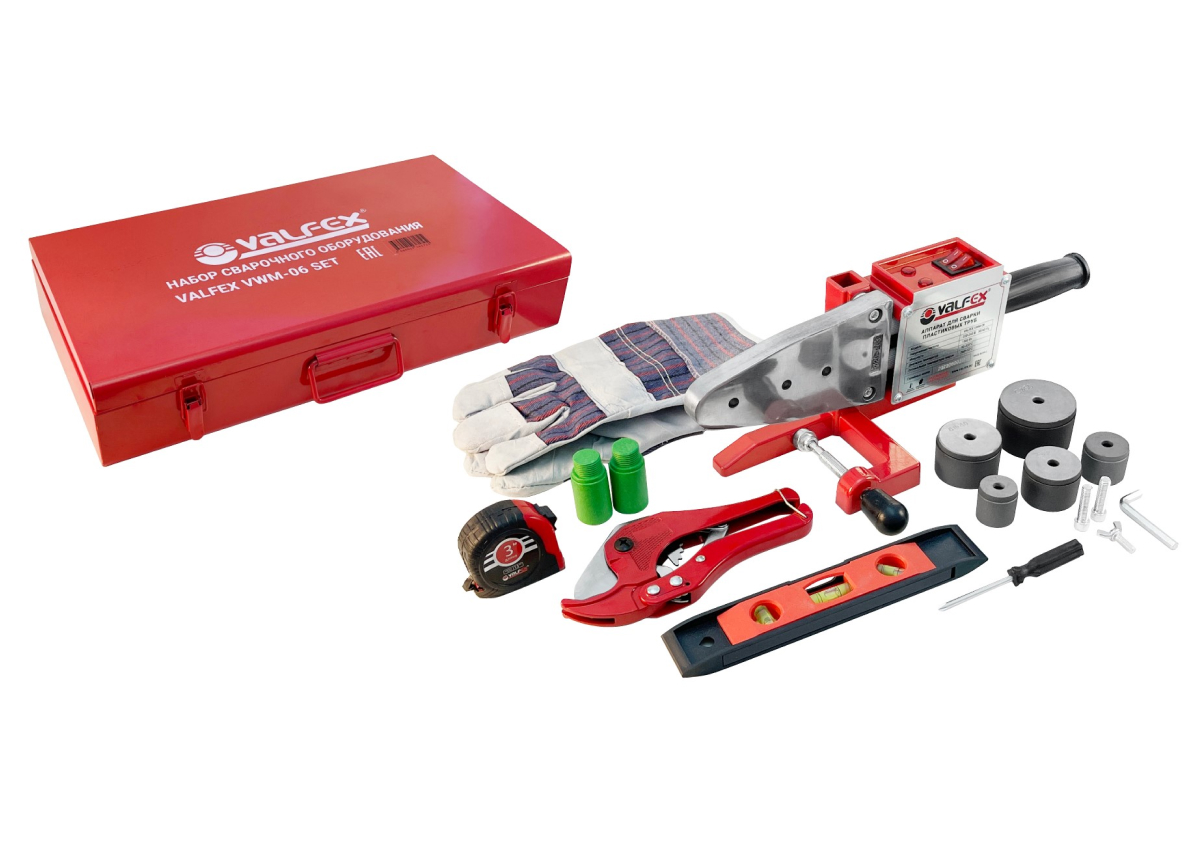 Набор сварочного оборудования VALFEX 006 SET 1500 w, 20-50 мм (5)