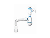 Сифон Ани 1 1/2"* 40 с гибкой трубой 40х40/50 (30)/(Е16 кор.пал.)