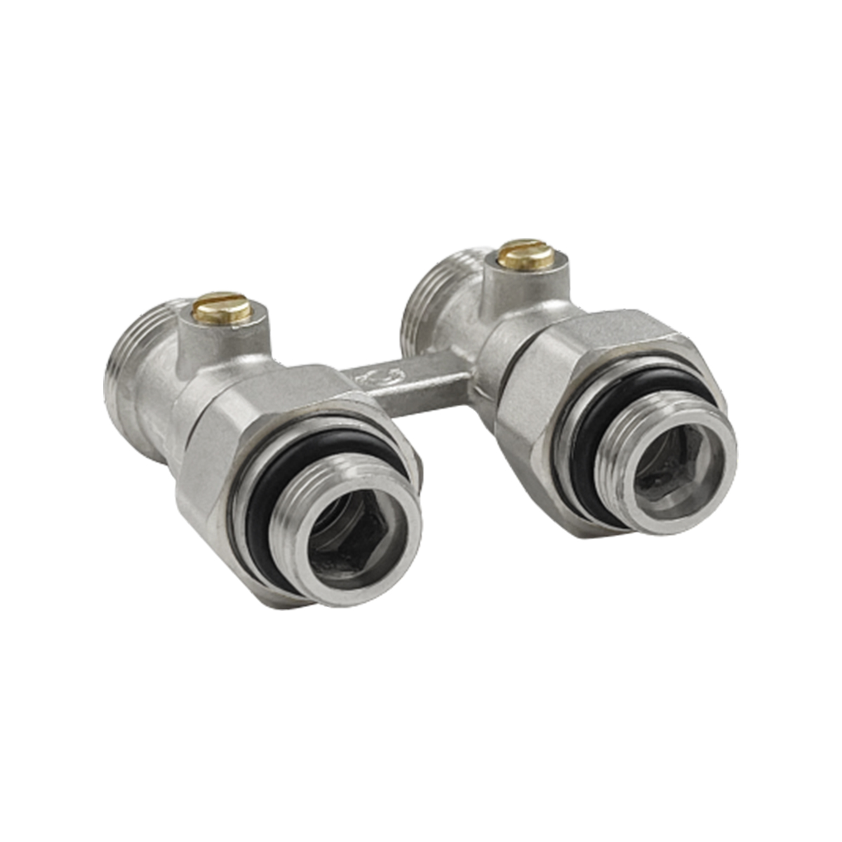 Узел прямой для нижнего подкл. рад. 3/4" (c компл. адаптеров 1/2") VALFEX (54/9) К