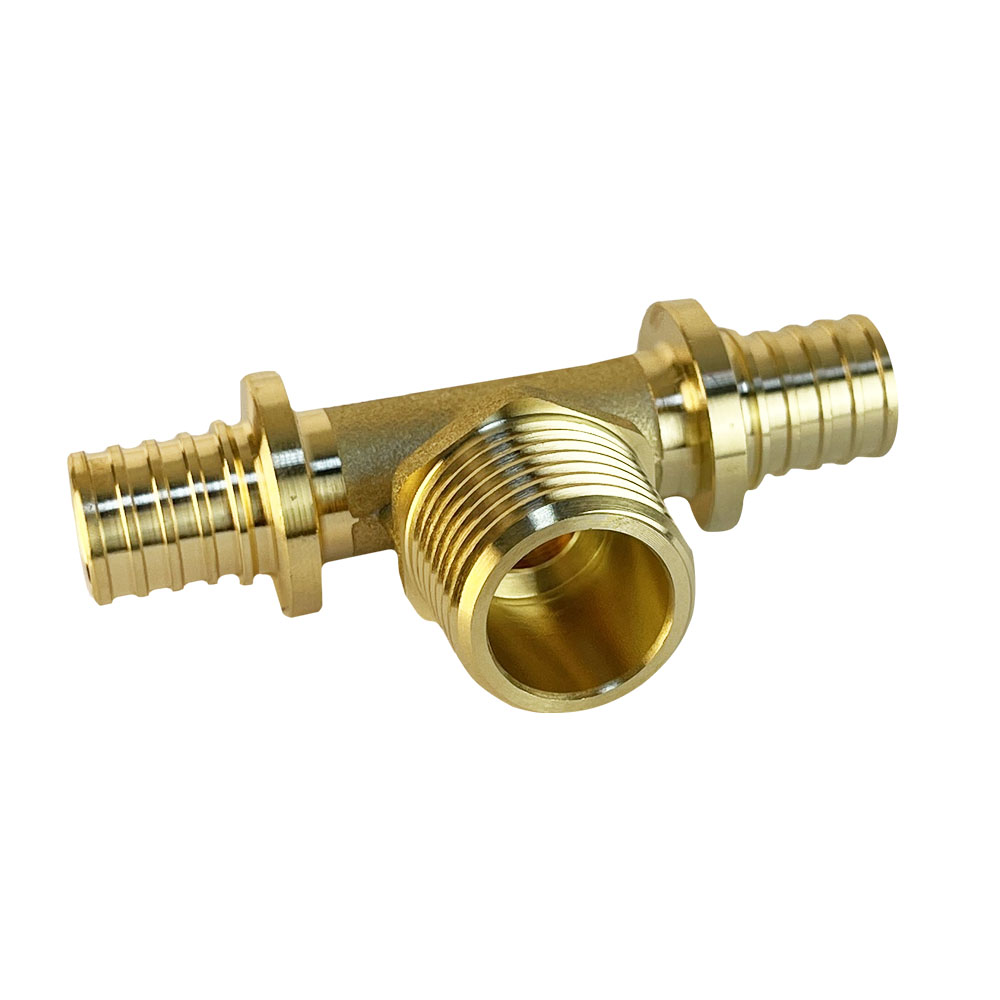 Тройник надвижной с переходом на нар.р. 16(2,2) х 1/2" х 16(2,2) (VALFEX) (120/5) К