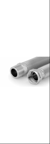 Подводка редукционная из нерж. стали сильфонного типа 1/2" г/ш (65-125 мм) VALFEX (120)
