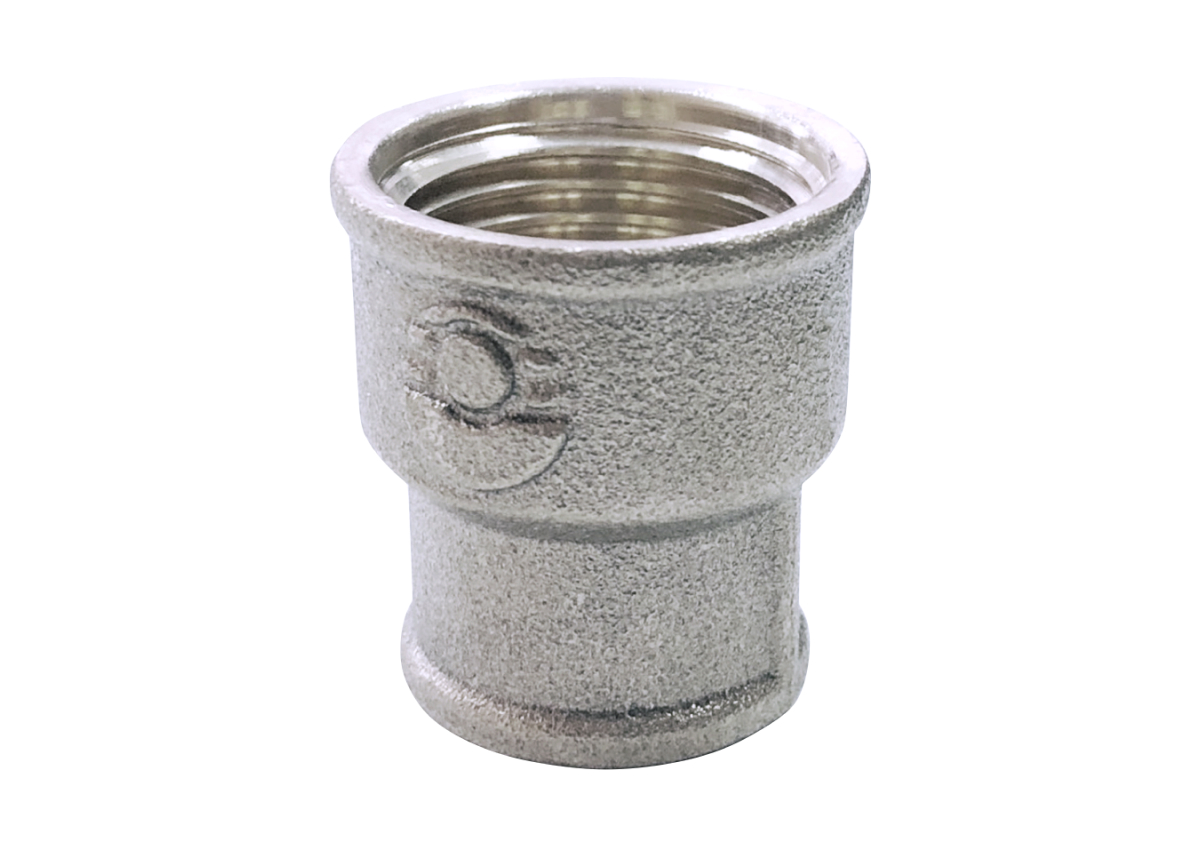 Муфта НИКЕЛИРОВАННАЯ переходная VALFEX ВР 1"- ВР 3/4" (80/10)