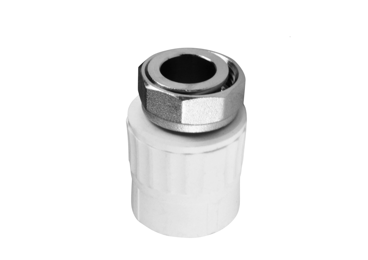 Муфта с накидной гайкой 25х1" (100/25) (Valfex) БЕЛАЯ "ВАЛФ-РУС"