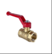 Кран шаровой N/P59 для ВОДЫ 1 1/2" ВР/ВР ручка-рычаг, латунный VALFEX 11Б27фт1М (8/2)